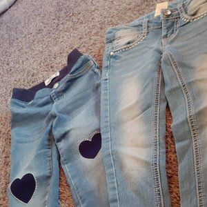 Girls size 5T  jeans  *2 pair